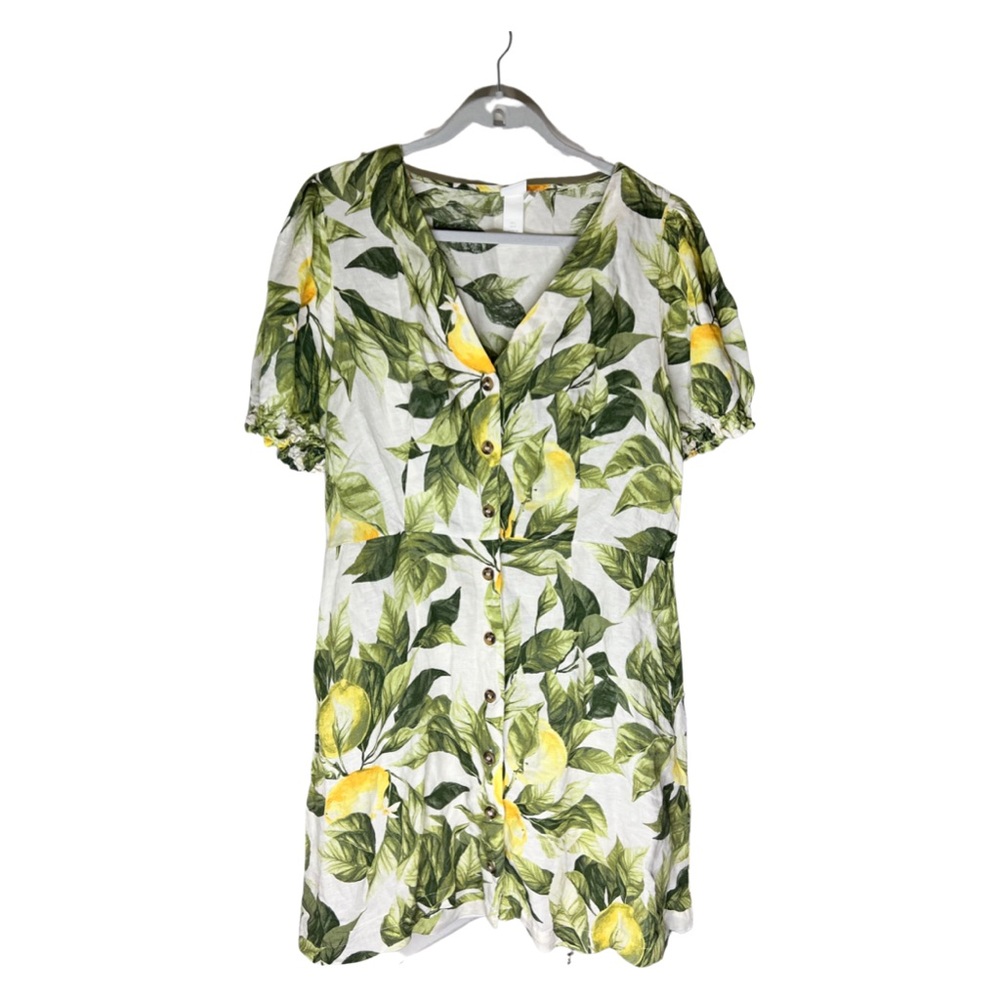 H&M lemon dress